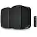 Alt View 2. SoundPro - Dual Bluetooth Weatherproof Indoor & Outdoor Wall-Mount Loudspeakers - Black.