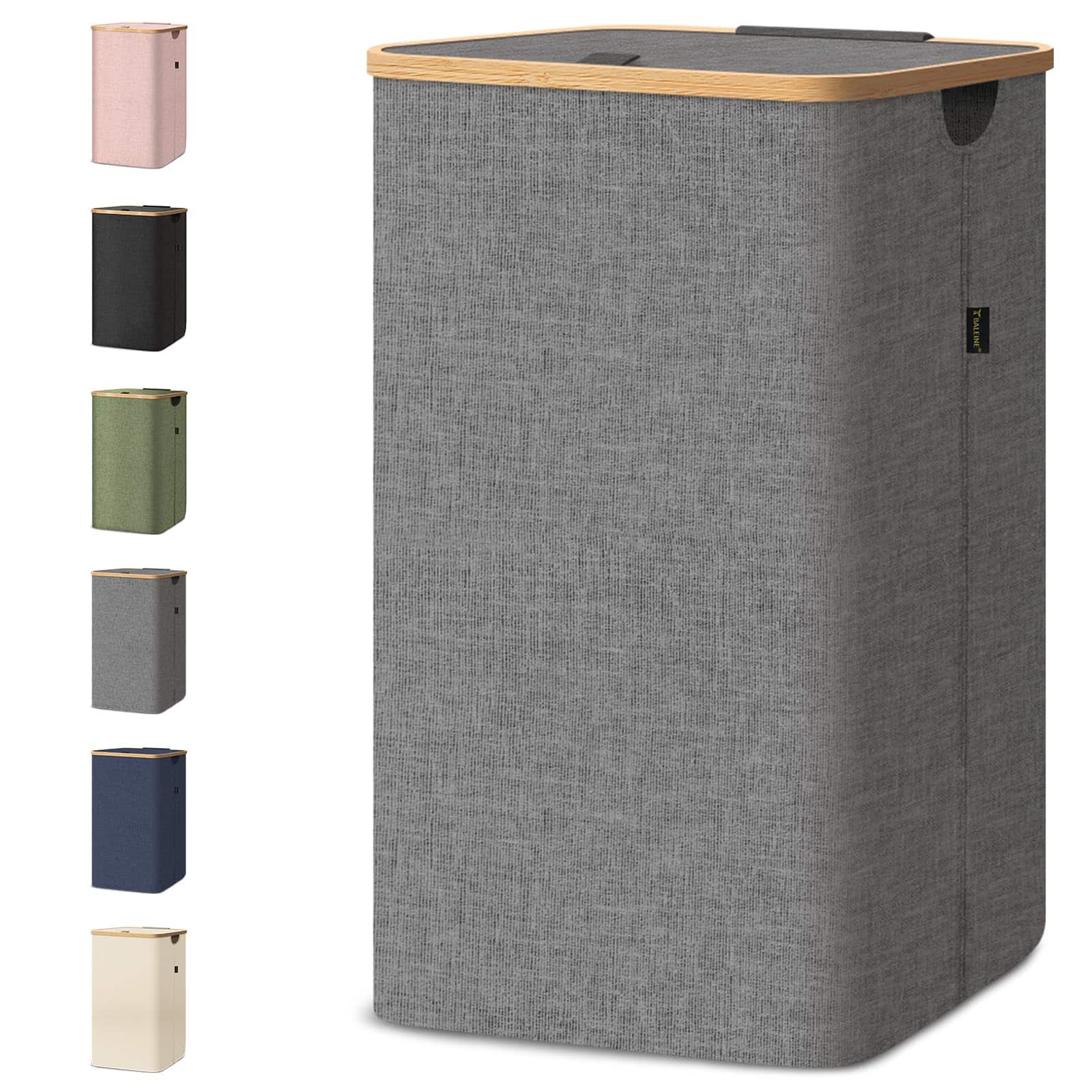 HOMLUX - Tall Laundry Basket with Lid and Bamboo Handles price history on PriceWatchPro