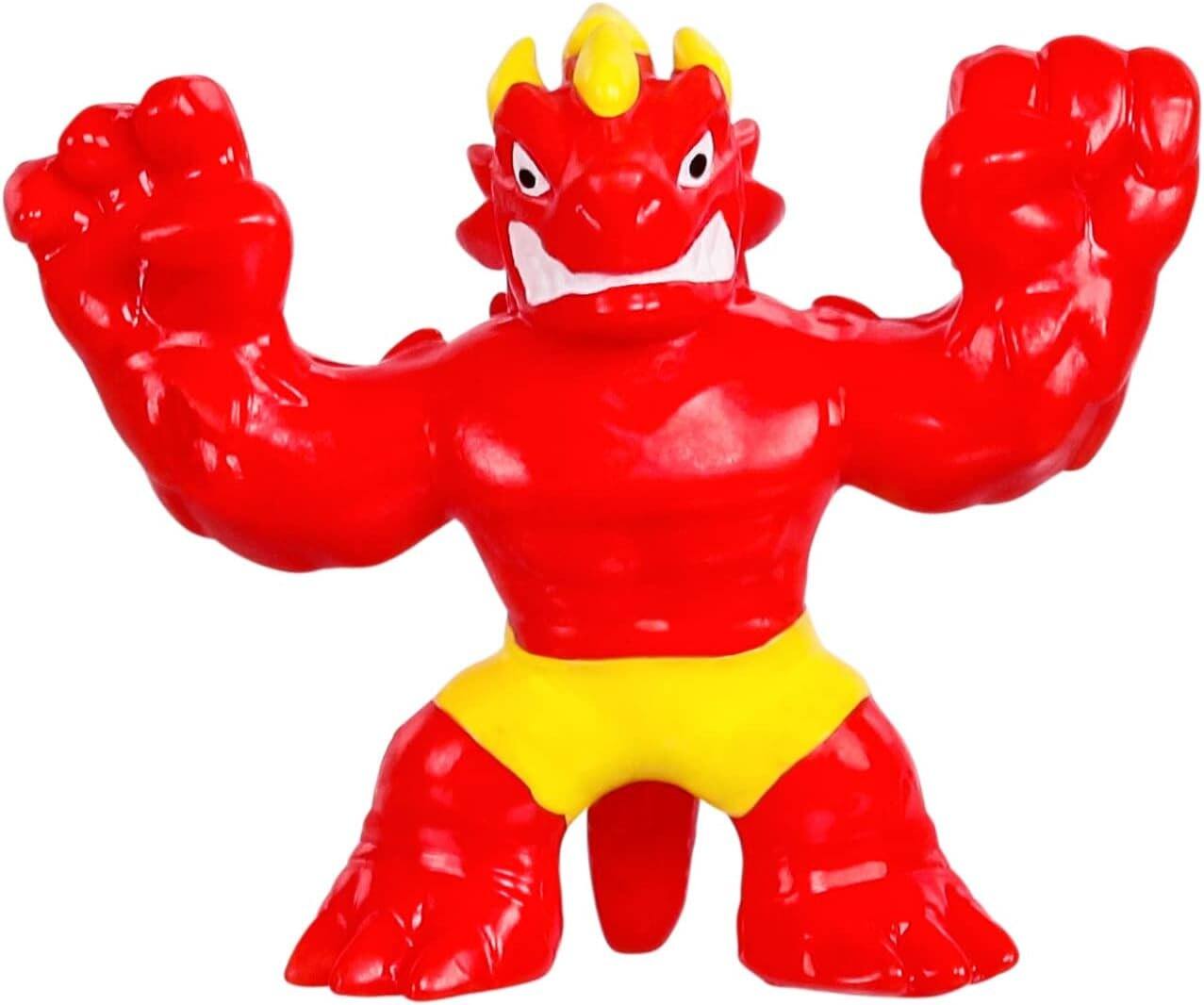 Left. Spin Master - Heroes of Goo Jit Zu Mini Mega 10 Pack 2.5" Stretchy Squishy Action Figures with 3 Dino Power Minis - Multicolor.