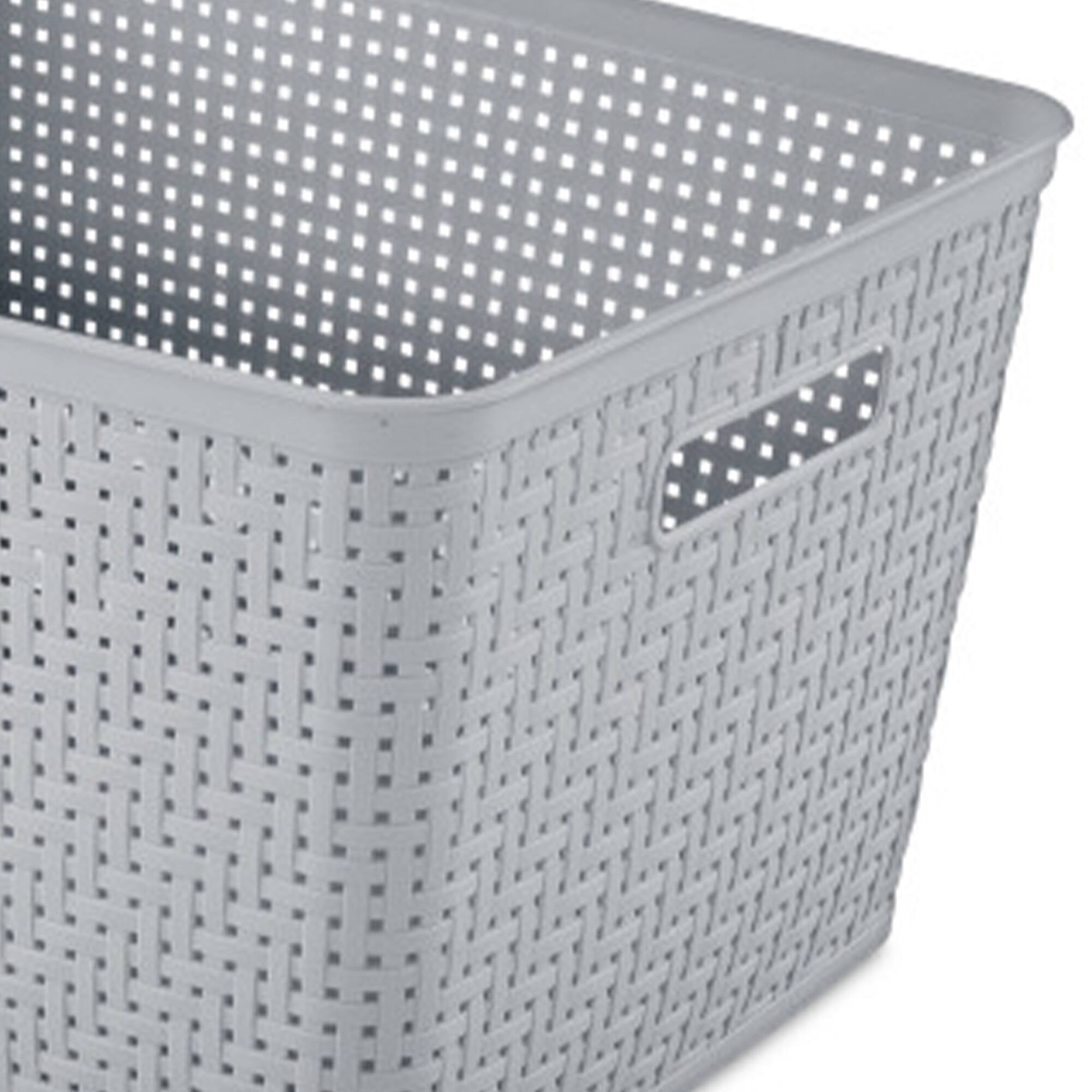 Alt View 7. Sterilite - Sterilite 14"Lx8"H Woven Rectangular Tall Basket for Home Organization (12 Pack) - Tall Basket.
