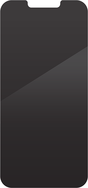 Front. ZAGG - Zagg Invisible Shield Glass Privacy Antimicrobial Screen Protector - iPhone 14/13/13 Pro - Clear.