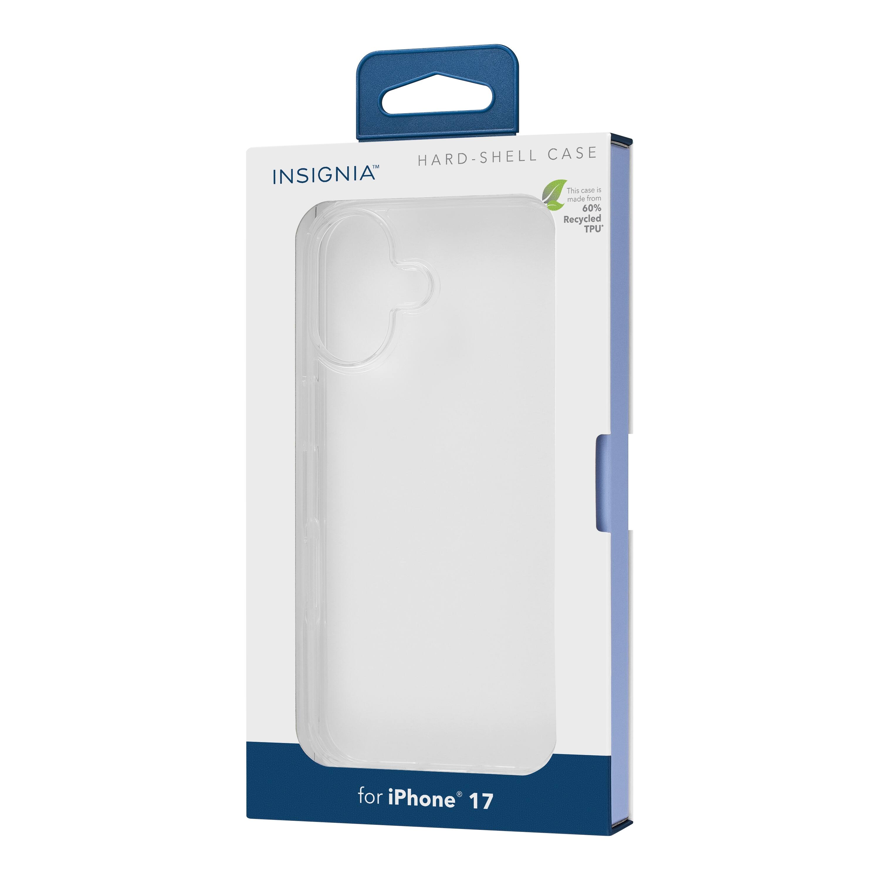 HARD-SHELL CASE  
INSIGNIA  
This case is made from 60% Recycled TPU  
for iPhone 17
