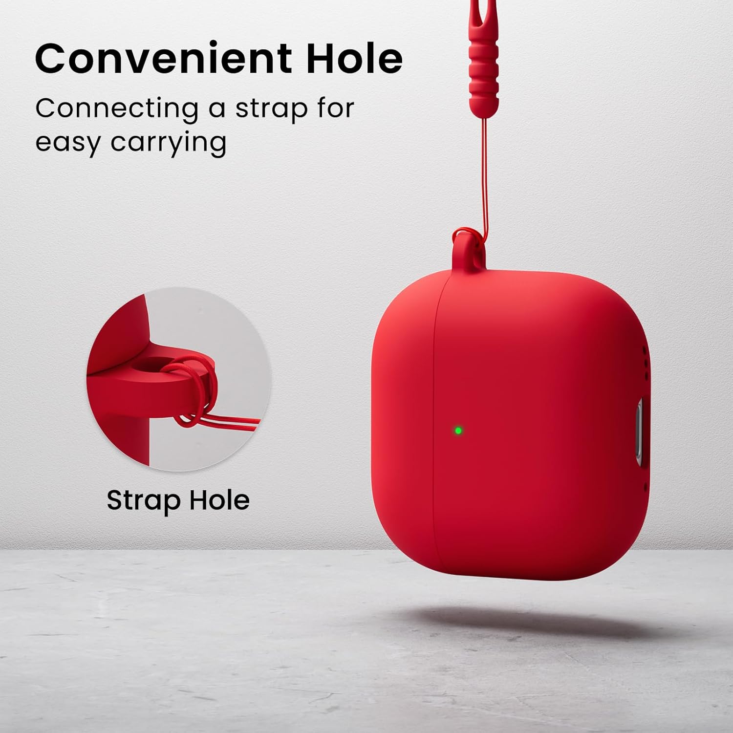 Convenient Hole: Connecting a strap for easy carrying

Strap Hole