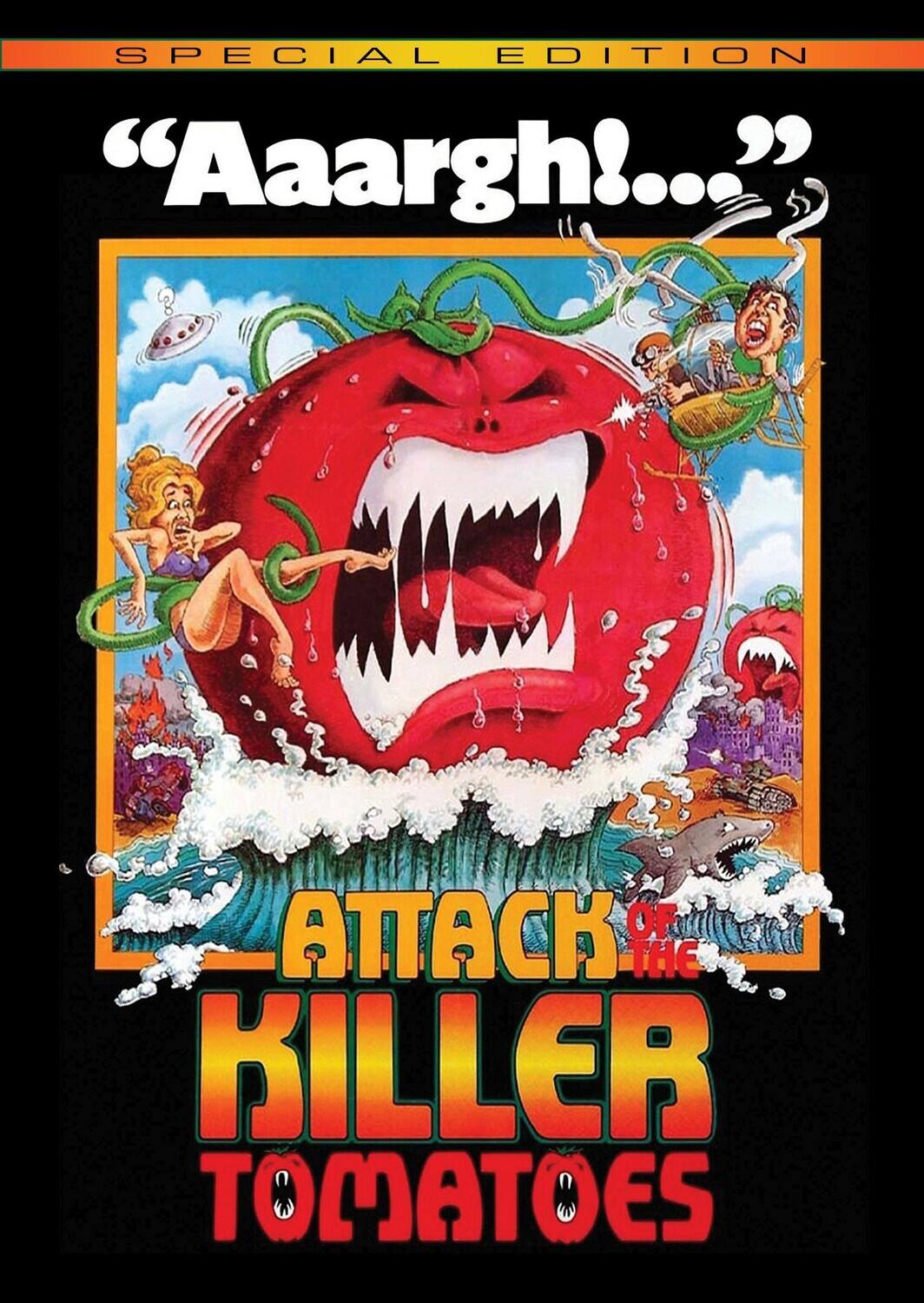 Front. Attack of the Killer Tomatoes   - DVD.