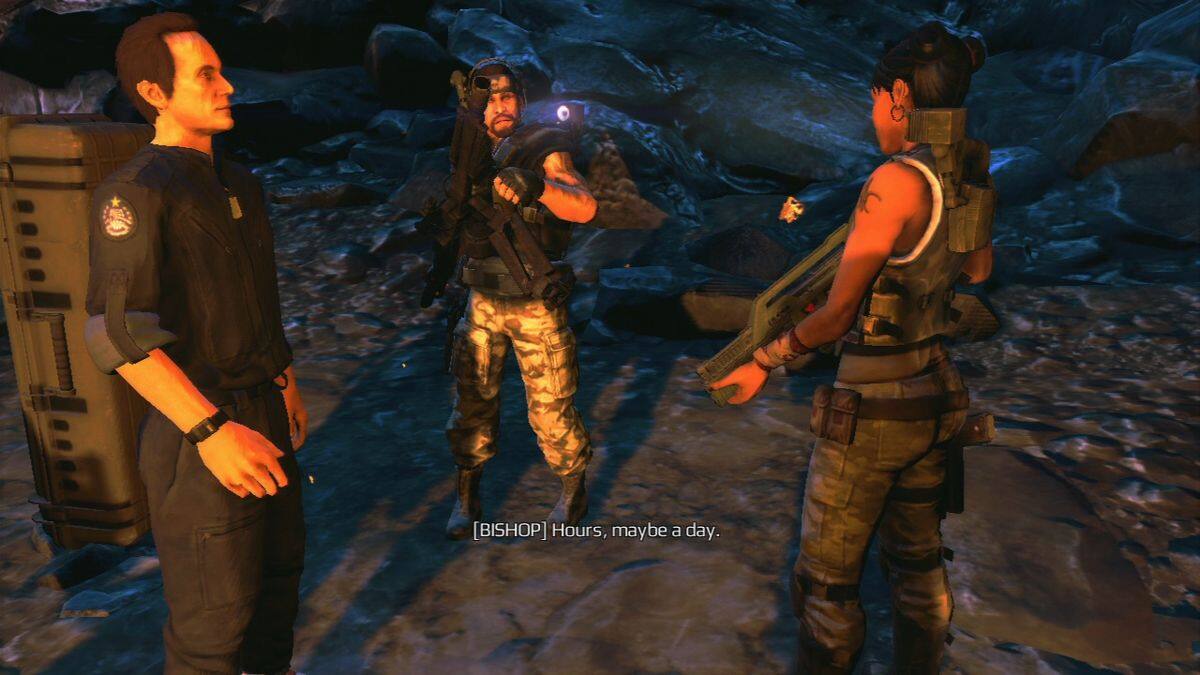 [BISHOP] Hours, maybe a day.