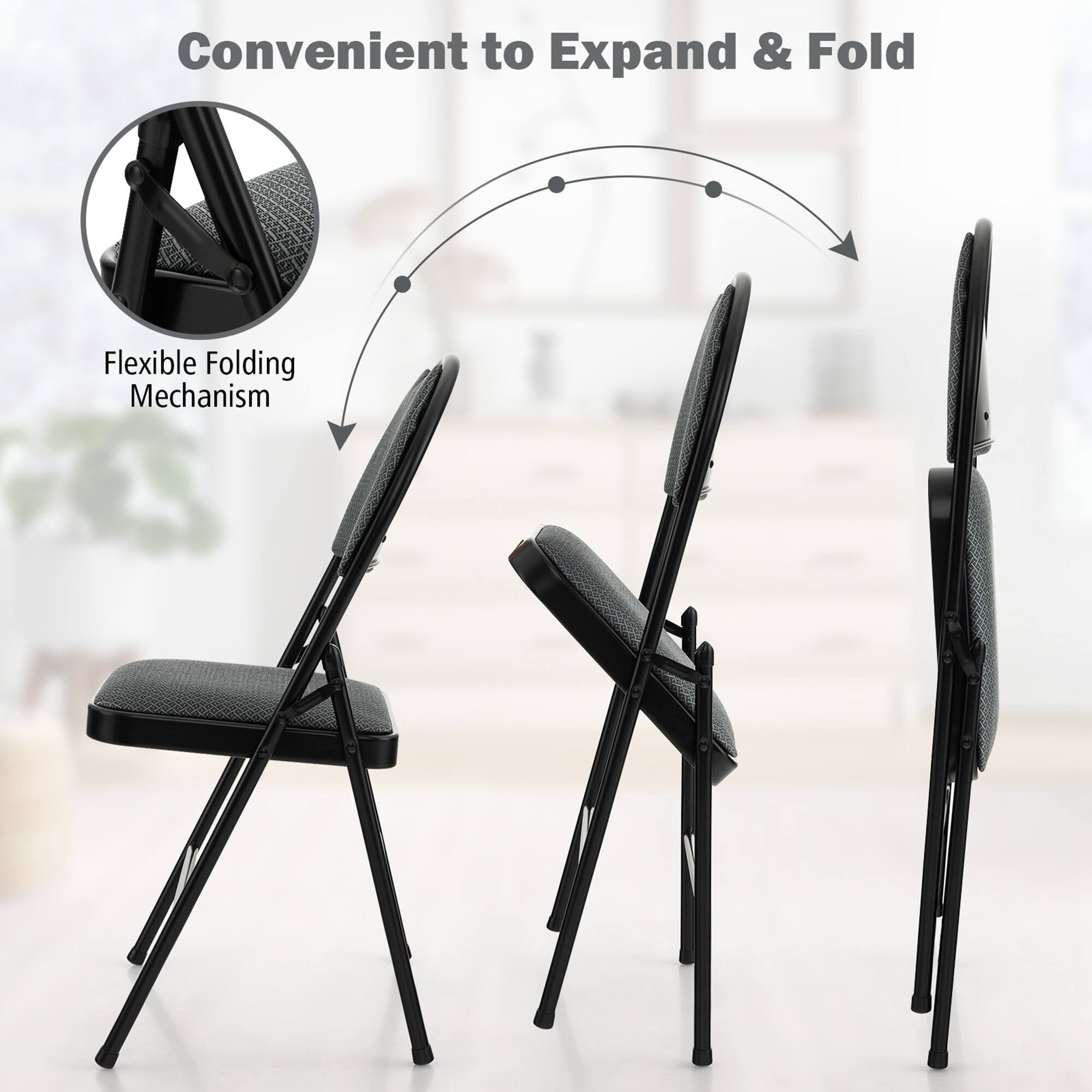 Convenient to Expand & Fold Flexible Folding Mechanism