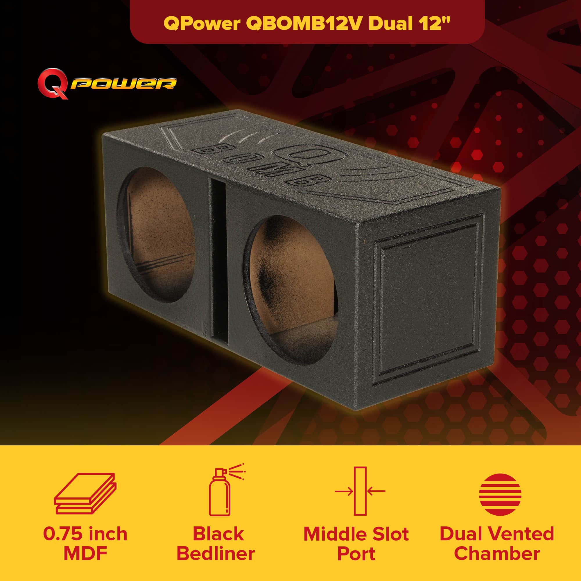 QPower QBOMB12V Dual 12