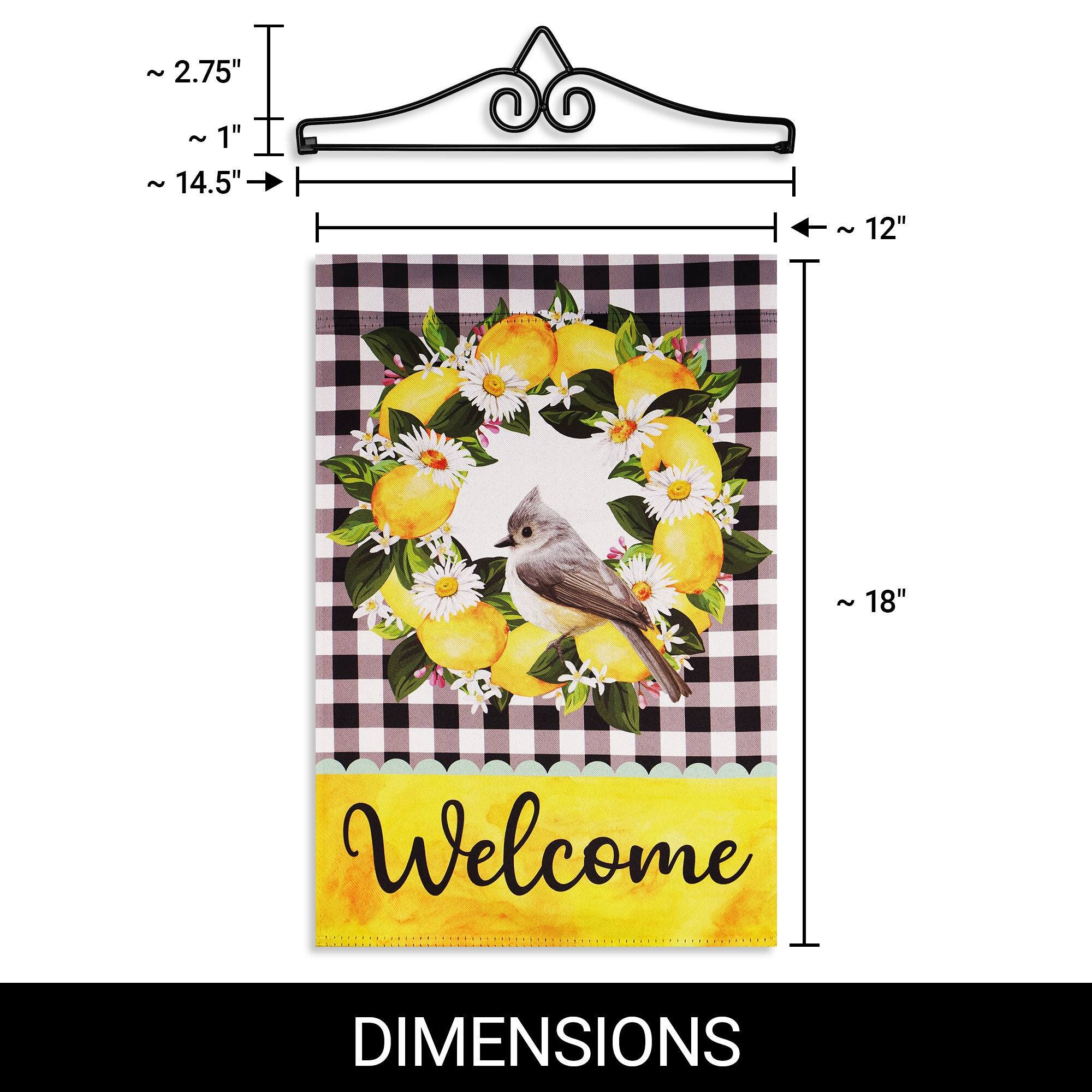 - ~2.75"
- ~1"
- ~14.5"
- ~12"
- ~18"

Welcome

DIMENSIONS