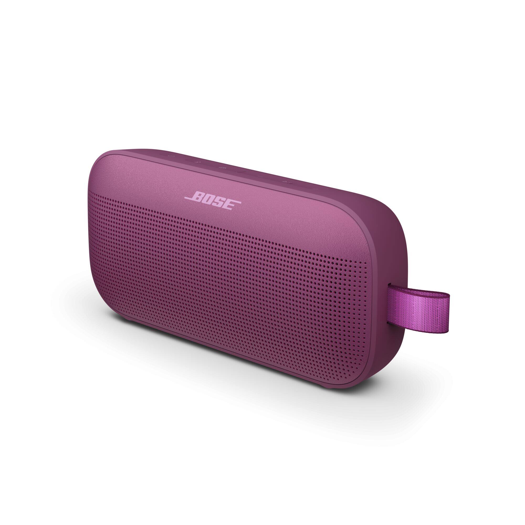 Left. Bose - SoundLink Flex (2nd Gen) Portable Bluetooth Speaker with Waterproof/Dustproof Design - Rosewood Mauve.