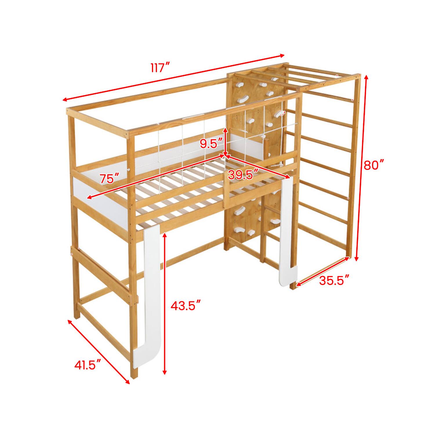 117" 75" 9.5" 39.5" 80" 35.5" 43.5" 41.5"