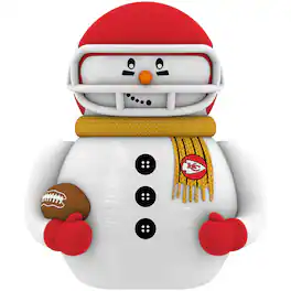 Sporticulture - Kansas City Chiefs 7' Inflatable Snowman Player - Red