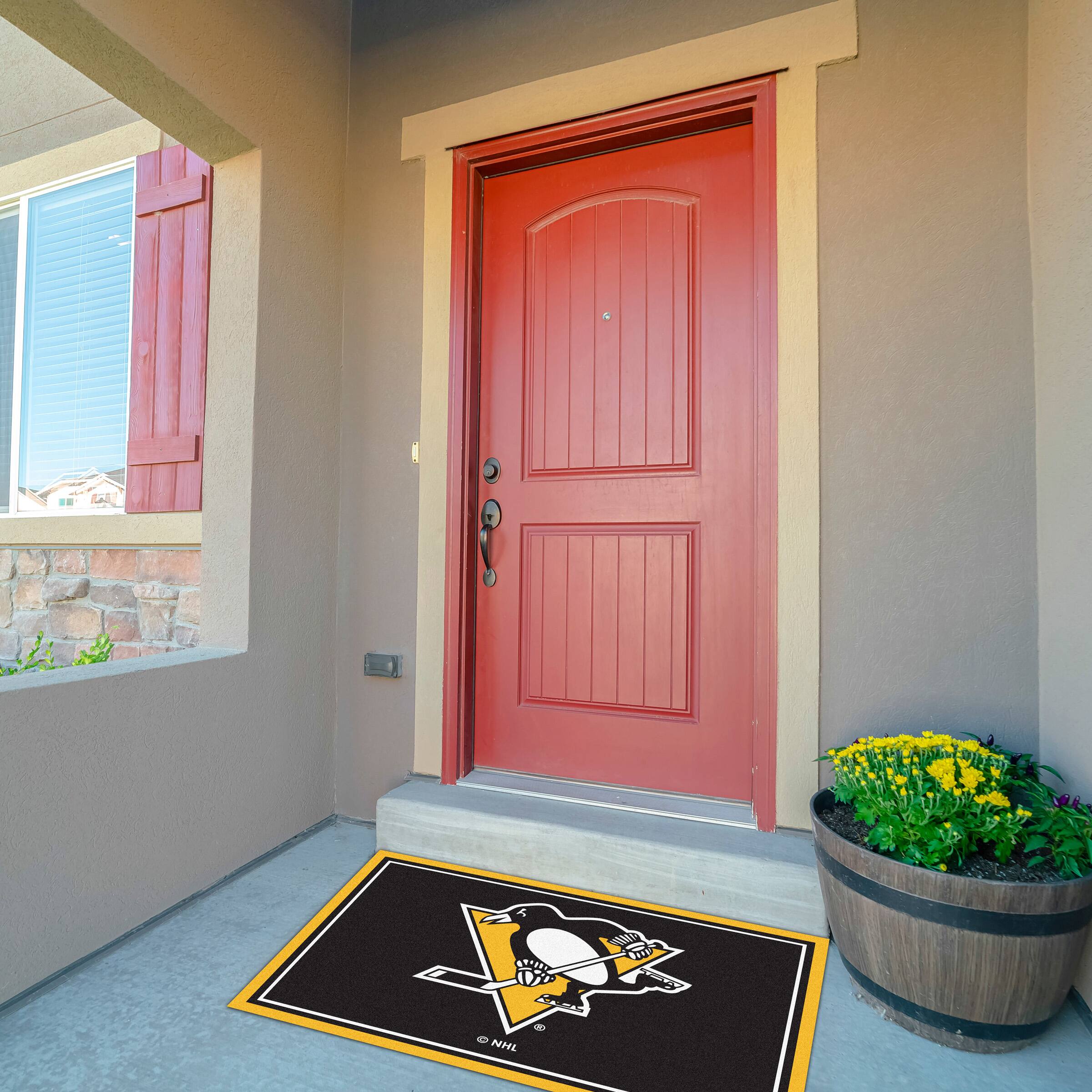 Alt View 3. Imperial - Pittsburgh Penguins 2'8" x 3'10" Area Rug - Multicolor.