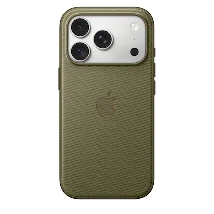 Front. Apple - iPhone 18 Pro TechWoven Case with MagSafe - Olive.