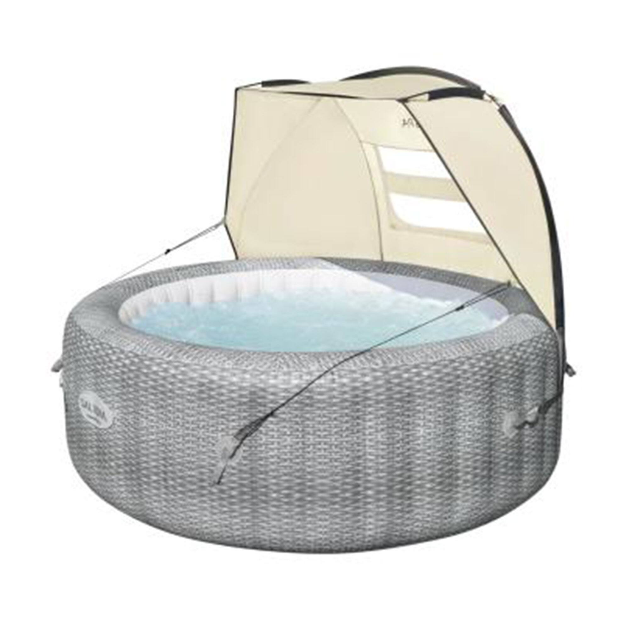 Alt View 4. Bestway - Bestway SaluSpa Sun Shade Canopy Accessory for Round Inflatable Hot Tub Spas.