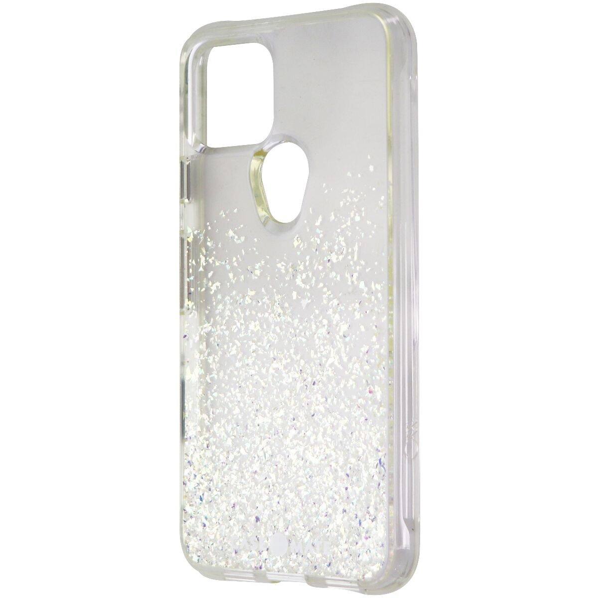 Front. Case-Mate - Case-Mate Twinkle Ombre Series Hybrid Case for Google Pixel 5 - Stardust Glitter - Multicolor.