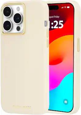 Case-Mate - iPhone 15 Pro Max Case (iPhone 6.7" Pro 2023) Silicone (Magsafe) - Beige