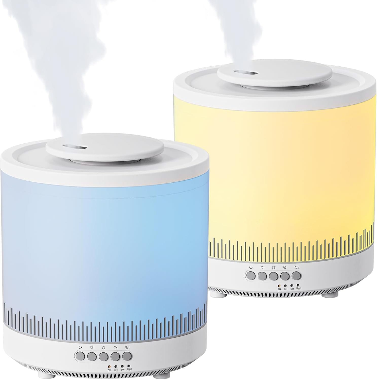 FINEAK - 3-in-1 Top-Fill Cool Mist Humidifier & Essential Oil Diffuser - White