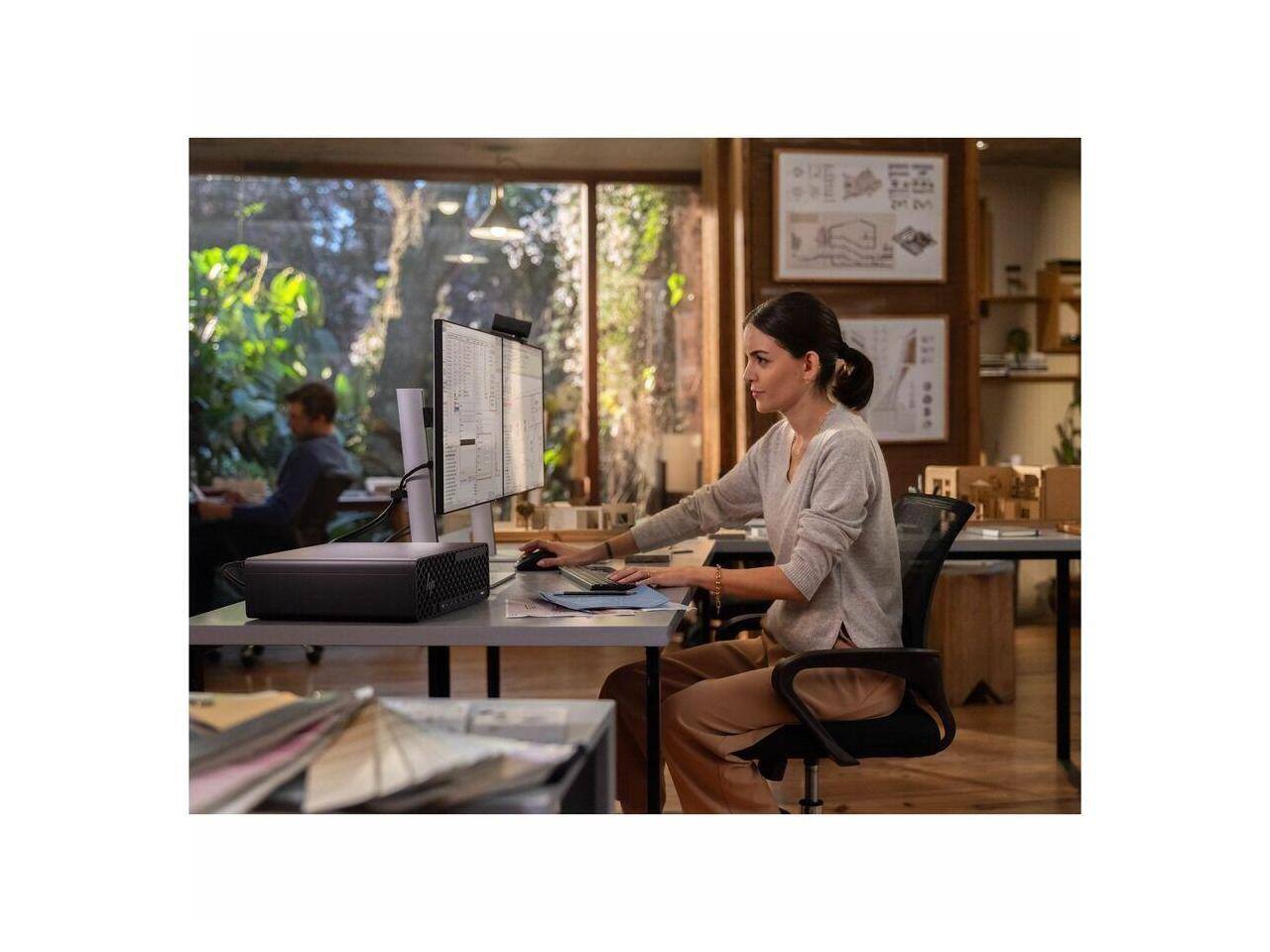 Alt View 4. HP - HP Z2 G1i Workstation - Intel Core Ultra 7 265K - 32 GB - 1 TB SSD - Small Form Factor - Black - Intel W880 Chip - Black.