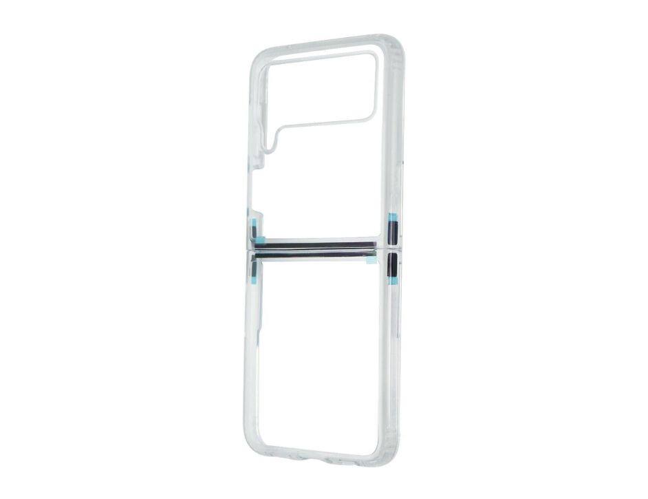 Front. Tech21 - Tech 21 EvoClear Multi-Drop Phone Protection Clear Case For Samsung Galaxy Z Flip 3 5G - clear.