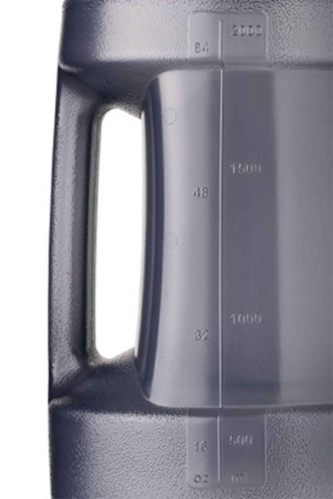 Alt View 11. BlenderBottle - Hydration Koda - 74 oz. (Motivational) - Black/Grey.