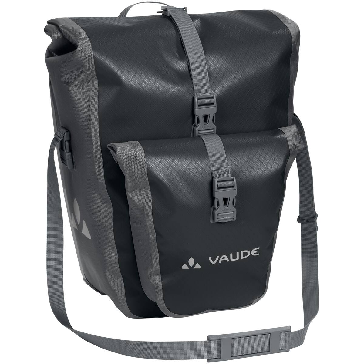 Alt View 1. VAUDE - Vaude Aqua Back Plus Rear Bike Panniers - Black - Black.