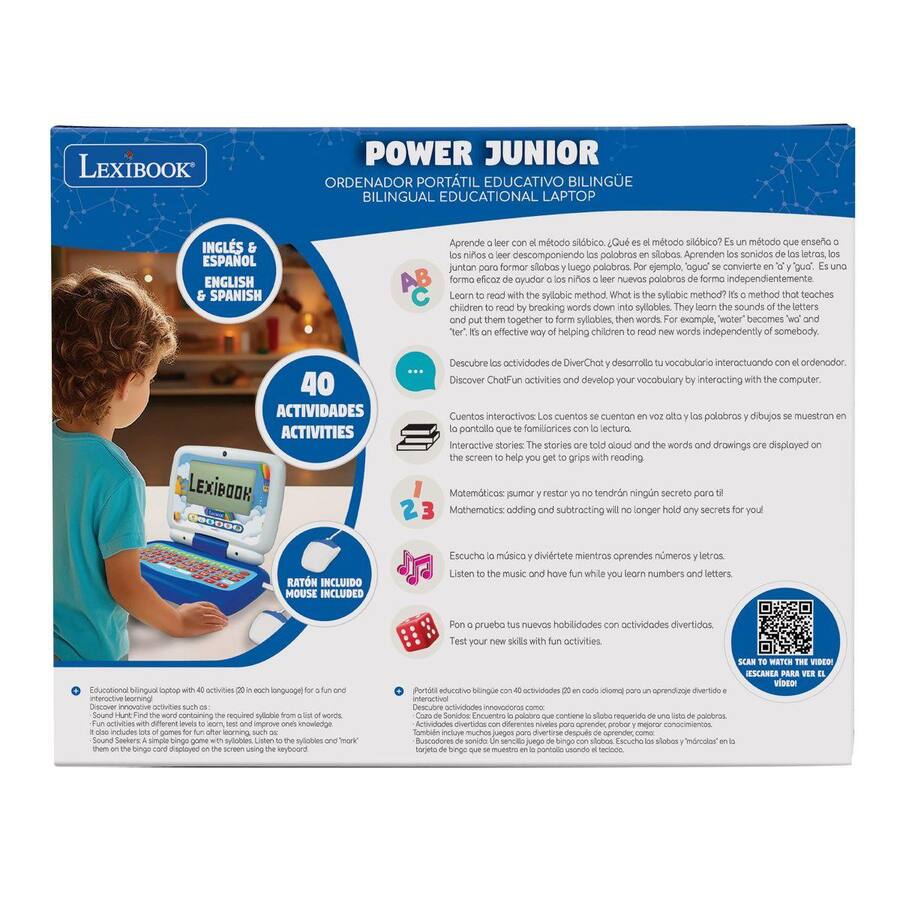 Lexibook Jr Lexibook Bilingual Educational Laptop with 40 Activities & Animated ...