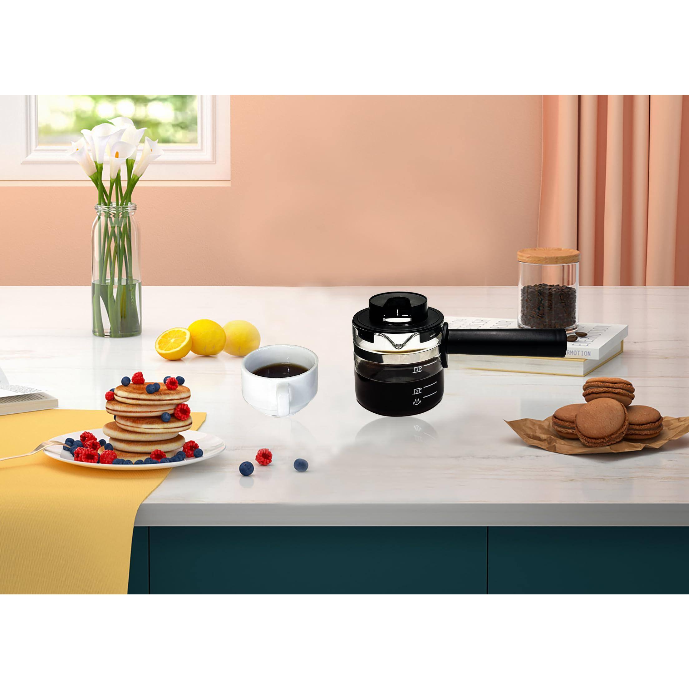 Alt View 6. Dapper Styles - 4 Cup Espresso Glass Coffee Pot Replacement-espresso Accessories Compatible With Imusa Hamilton Beach Mr.co... - Default.