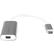 Alt View 1. Rocstor - Rocstor USB-C to Mini DisplayPort Adapter - Premium USB-C to Mini DisplayPort® Adapter with HBR3 - USB C to Mini - Gray Aluminum.