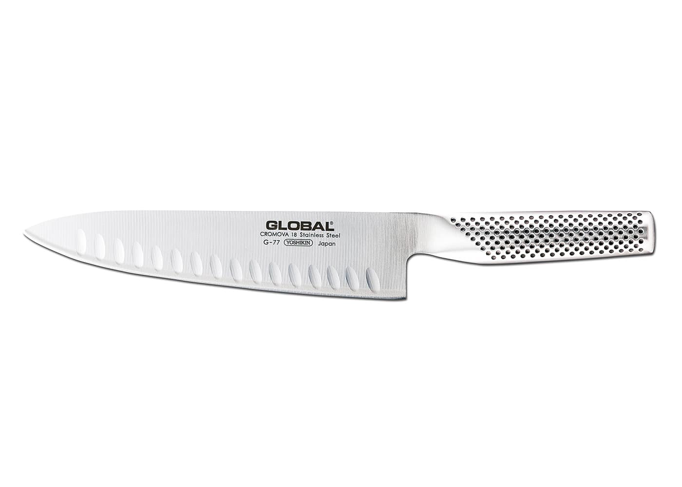 Global - 8-Inch Hollow Ground Chef's Knife - Silver price history on PriceWatchPro