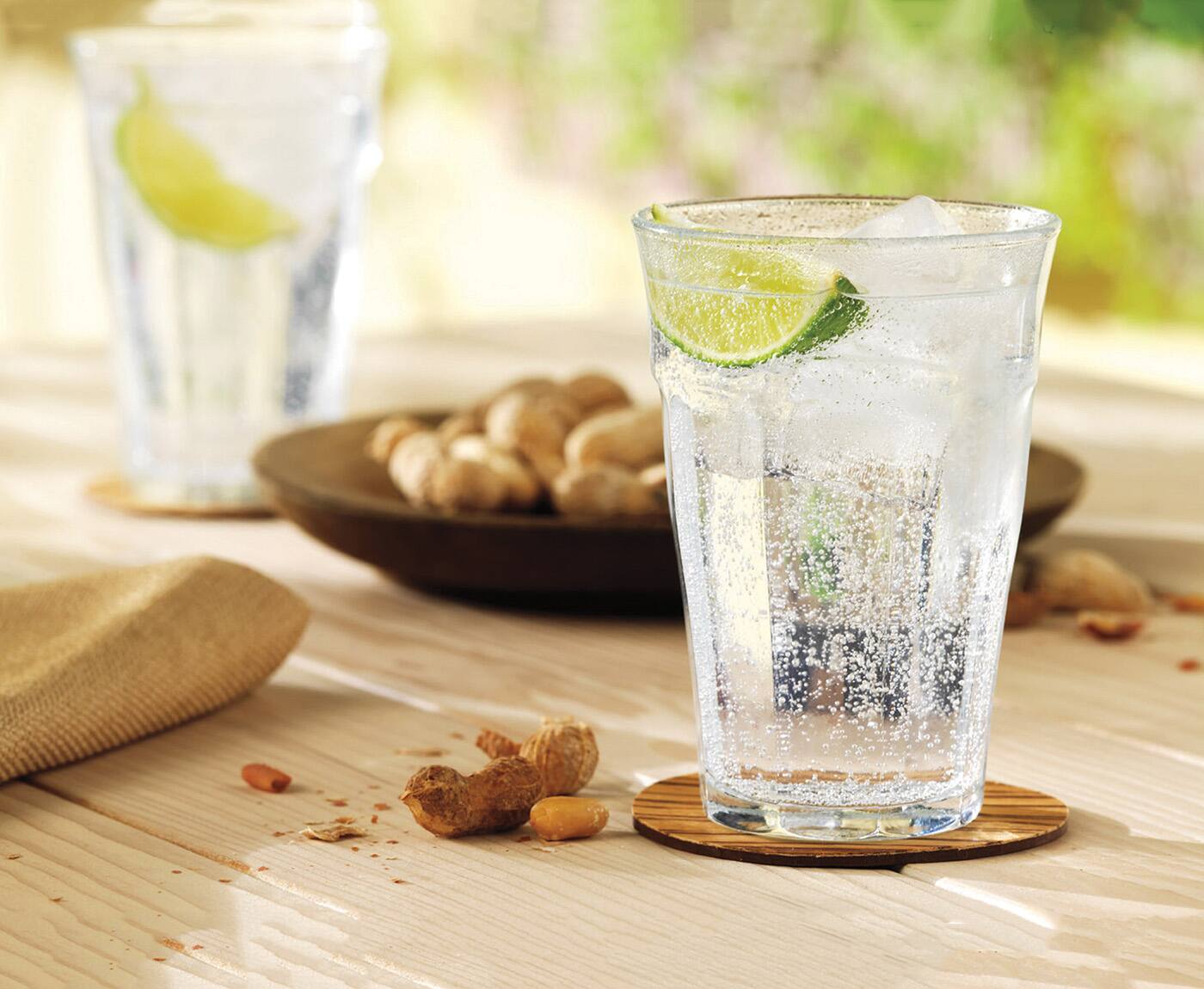Alt View 3. Duralex - Picardie Made In France Clear Glass Tumbler, Set of 6, 6.75 ounce - Clear.