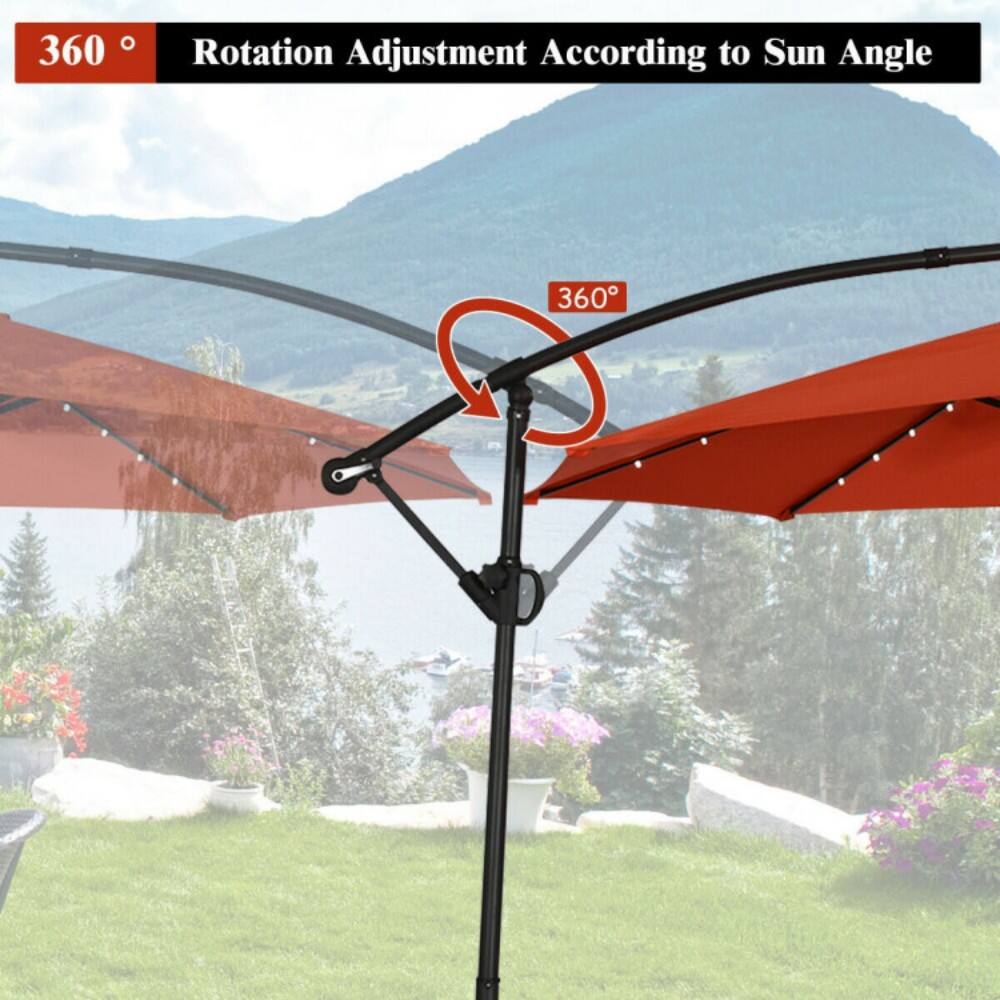 360° Rotation Adjustment According to Sun Angle