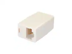 Front. StarTech.com - StarTech RJ45COUPLER StarTech.com Cat5e RJ45 Modular Inline Coupler - 1 x RJ-45 Female - 1 x RJ-45 Female - Beige.