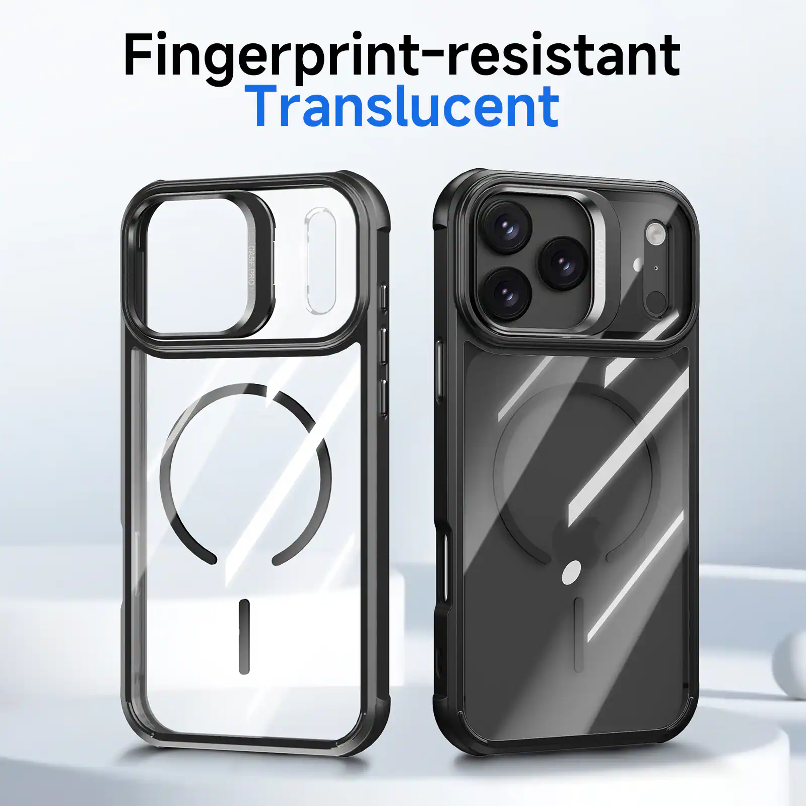 Fingerprint-resistant Translucent
