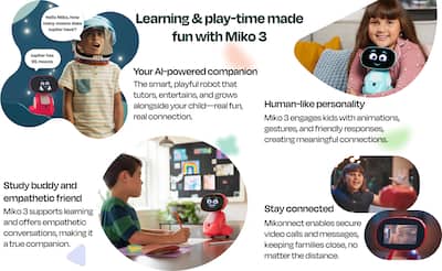 Miko AI Powered Educational Robot For Kids| Fosters STEAM Learning Miko AI Powered Educational Robot For Kids| Fosters STEAM Learning