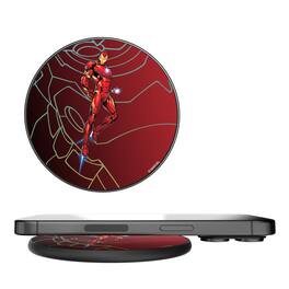 Keyscaper - Marvel MechLine 15-Watt Wireless Charger - Iron Man