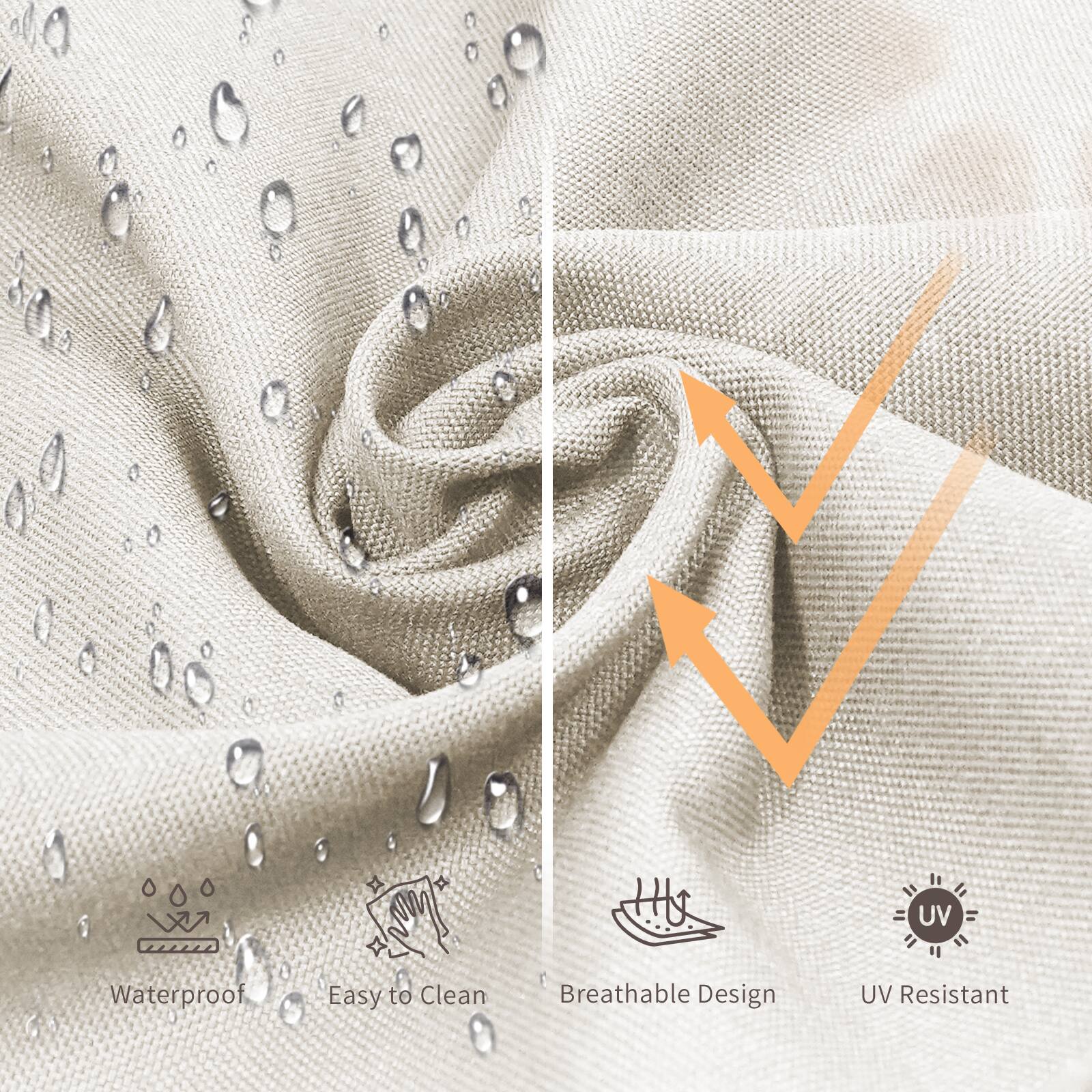 UV Waterproof, Easy to Clean, Breathable Design, UV Resistant