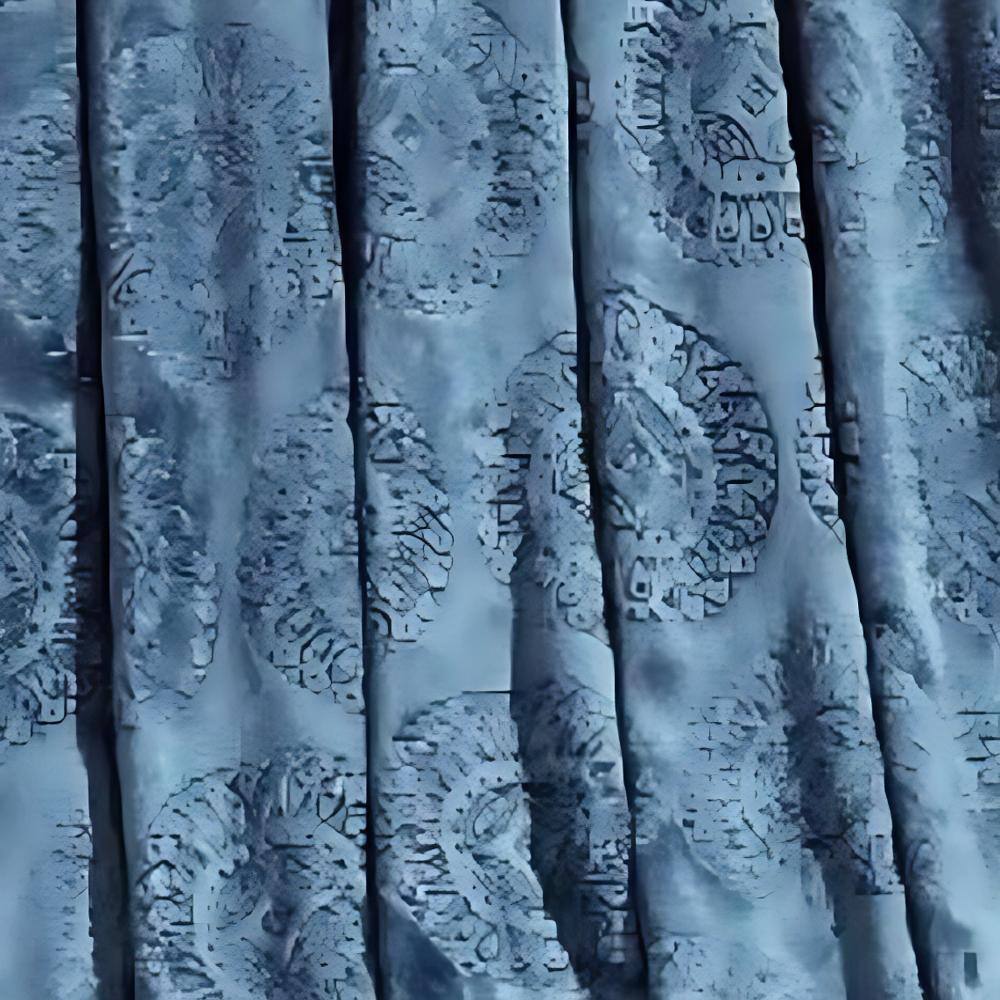 Alt View 3. Noble House - Ceasar Soft Plush Contemporary Embossed Collection All Season Throw 50"x60", Oxford Blue - Oxford blue.