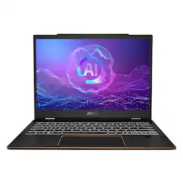 MSI - Summit 13 AI+ Evo 13.3” FHD+ Touch Laptop - Intel Ultra 7 256V 2024 - Intel Arc Graphics - 16GB RAM - 1TB Storage - Ink Black