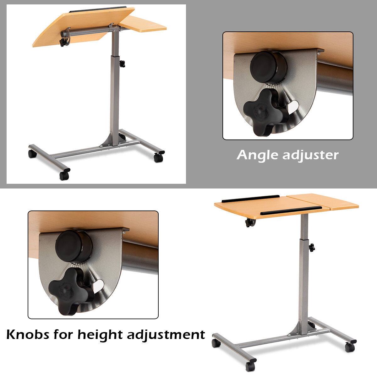 Angle adjuster: Knobs for height adjustment