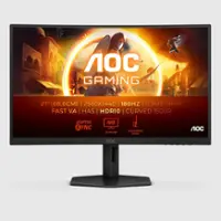 AOC - CQ27G4X 27" VA Curved QHD 180Hz 0.5ms Gaming Monitor - Black - Front_Zoom