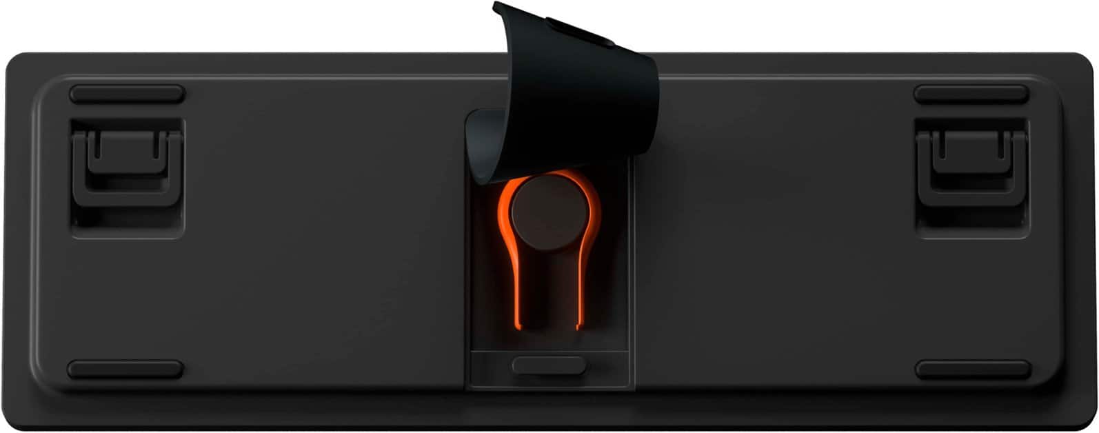 Alt View 21. SteelSeries - Apex Pro Mini 60% V2 Wireless Mechanical OmniPoint Adjustable HyperMagnetic Gaming Keyboard with Rapid Tap - Black.