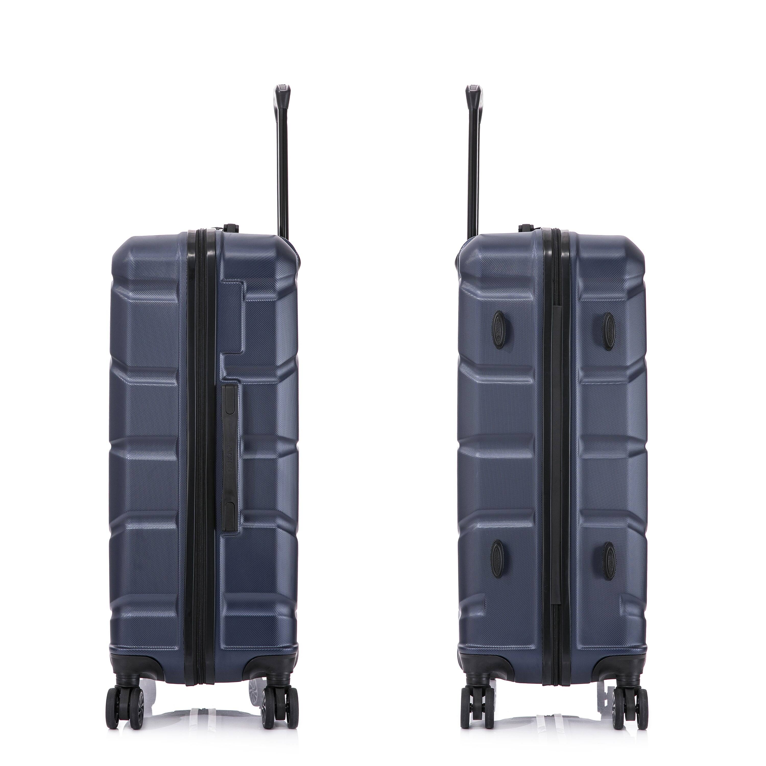 Alt View 2. DUKAP - Sense Lightweight Hardside Spinner 3 Piece Luggage Set  20"/24"/28" - BLUE.