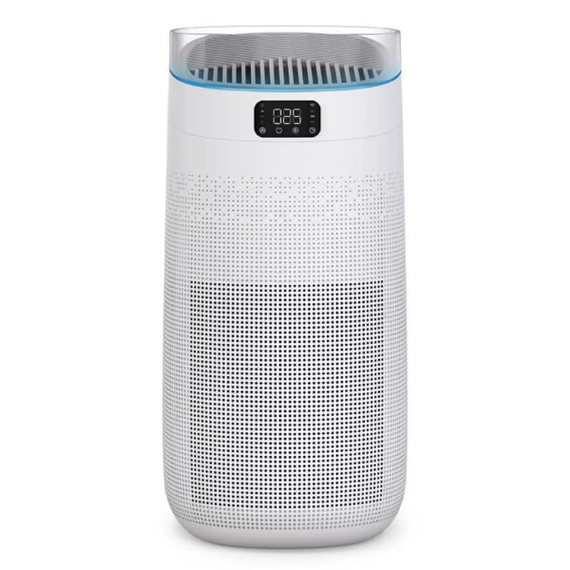 JS Innovations - JS Complete 5-in-1 SMART Ionic Air Purifier & Odour Eliminator - Built-in UV-C Germicidal lamp - APP Enabled – 540 sqft - White