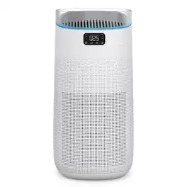 JS Innovations - JS Complete 5-in-1 SMART Ionic Air Purifier & Odour Eliminator - Built-in UV-C Germicidal lamp - APP Enabled – 540 sqft - White