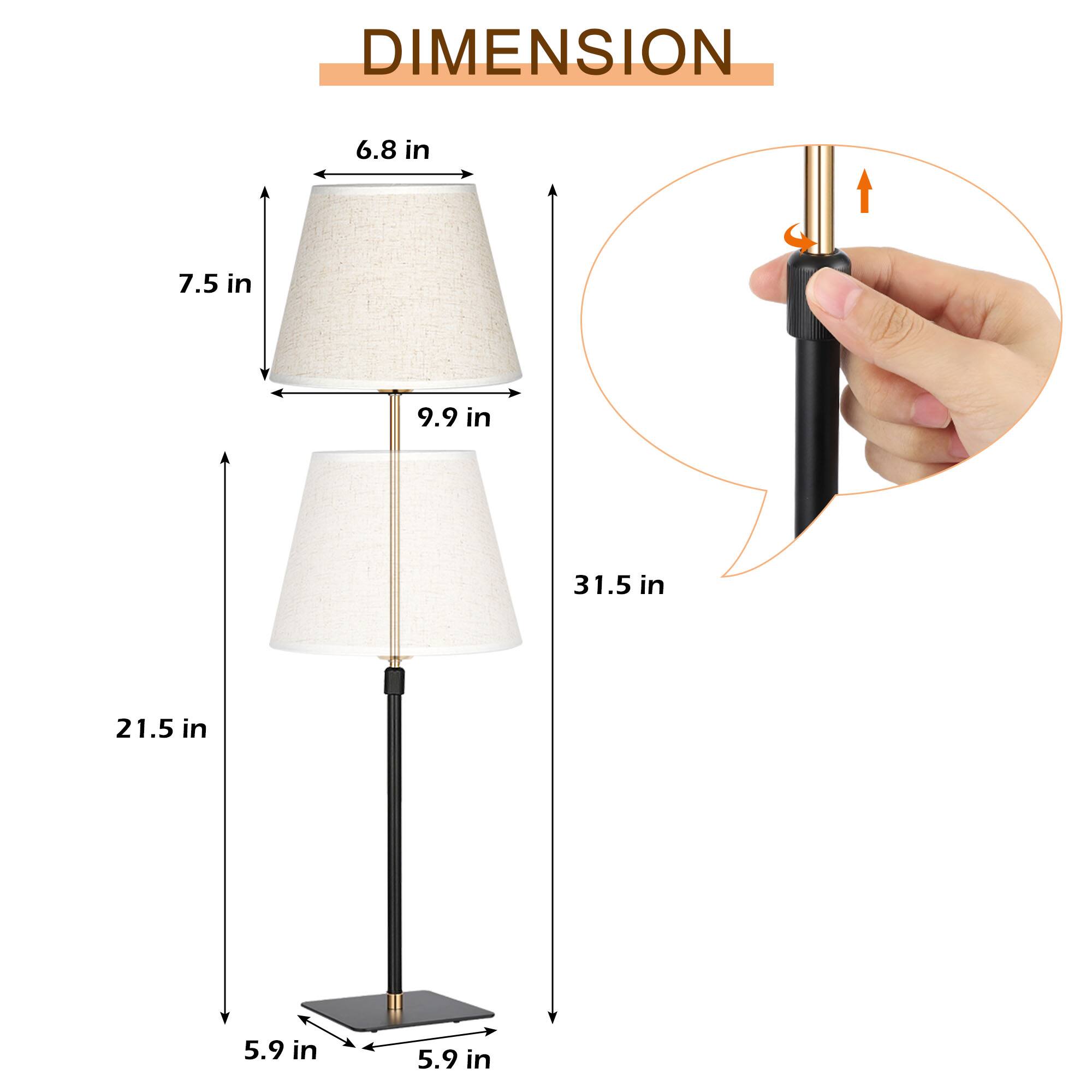 DIMENSION  
6.8 in  
7.5 in  
9.9 in  
31.5 in  
21.5 in  
5.9 in  
5.9 in