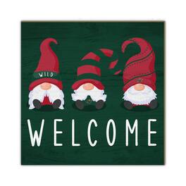 Fan Creations - Minnesota Wild 10'' x 10'' Welcome Gnomes Sign - Multicolor