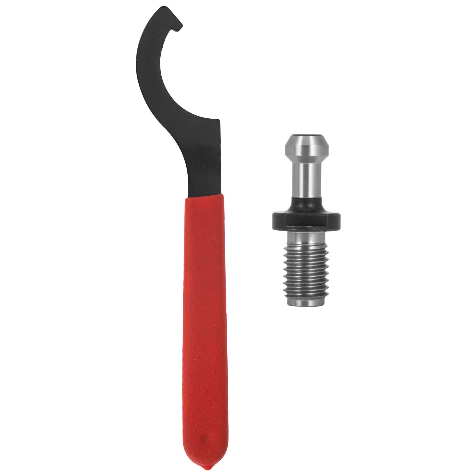 Alt View 5. VEVOR - Integrated CAT40 Collet Chuck Keyless Drill Chuck 1/2 inch for CAT40 CNC Engraving Machine - Sliver.