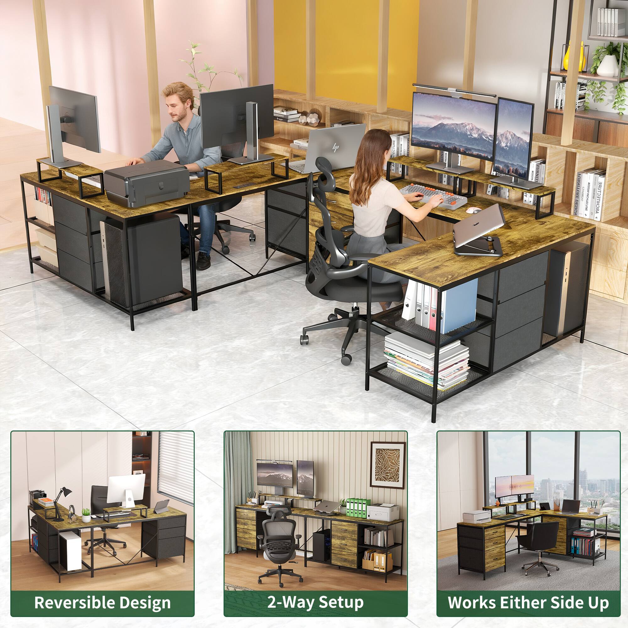 15 USARNITS

OC Reversible Design
2-Way Setup
Works Either Side Up

Reversible Design
2-Way Setup
Works Either Side Up