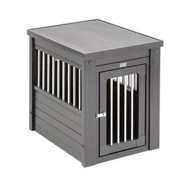 New Age Pet - ECOFLEX Dog Crate End Table - Grey Small