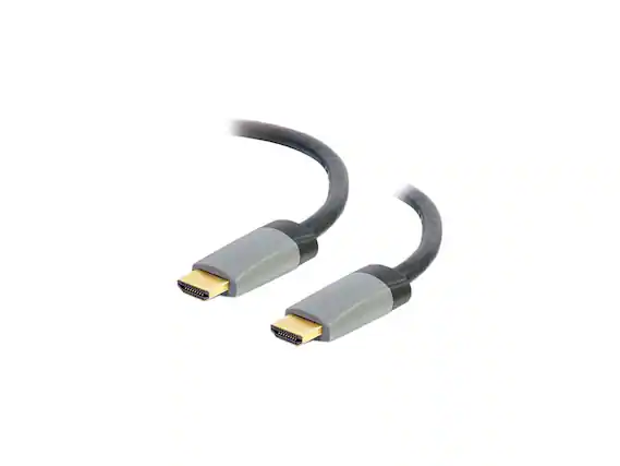 Front. Cables to Go - C2G 50626 Select 4K UHD High Speed HDMI Cable (60Hz) with Ethernet M/M, In-Wall CL2-Rated, Black (5 Feet, 1.52 Meters).